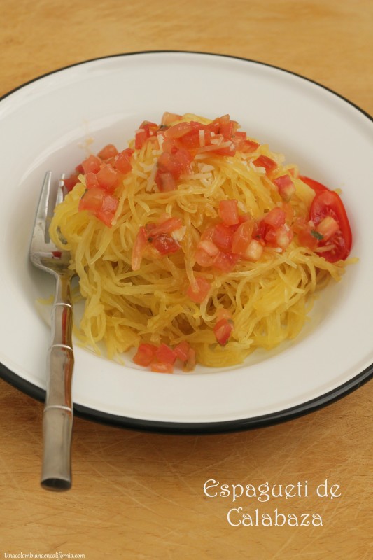 Espagueti de calabaza: Spaghetti Squash 